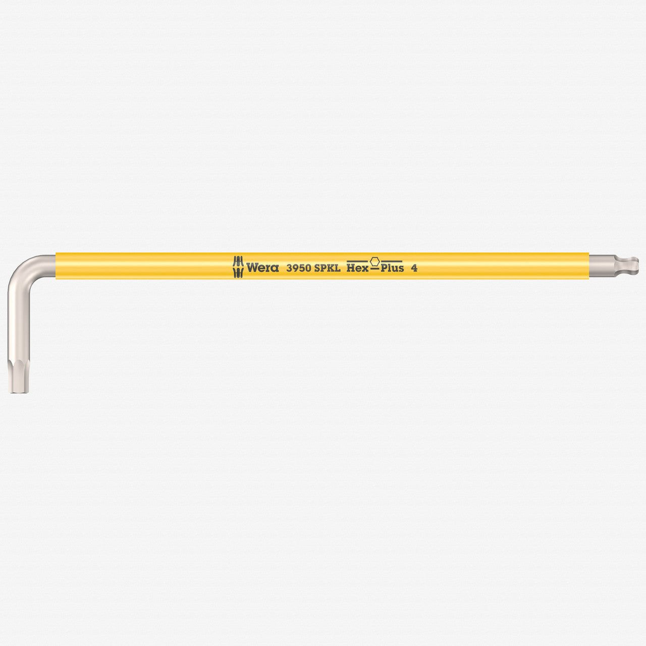 Wera 022664 Multicolor Metric Hex Stainless L - key, 4.0 mm (Yellow) - WR022664 - KC Tool
