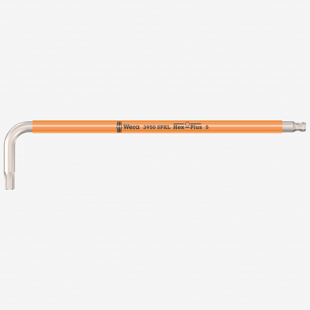 Wera 022665 Multicolor Metric Hex Stainless L - key, 5.0 mm (Bright Orange) - WR022665 - KC Tool