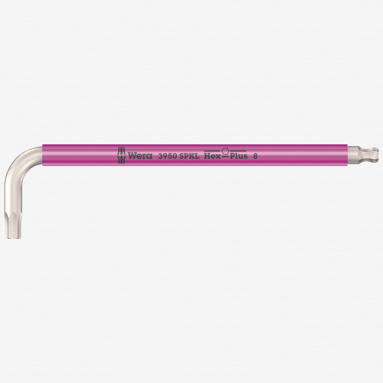 Wera 022667 Multicolor Metric Hex Stainless L - key, 8.0 mm (Pink) - WR022667 - KC Tool