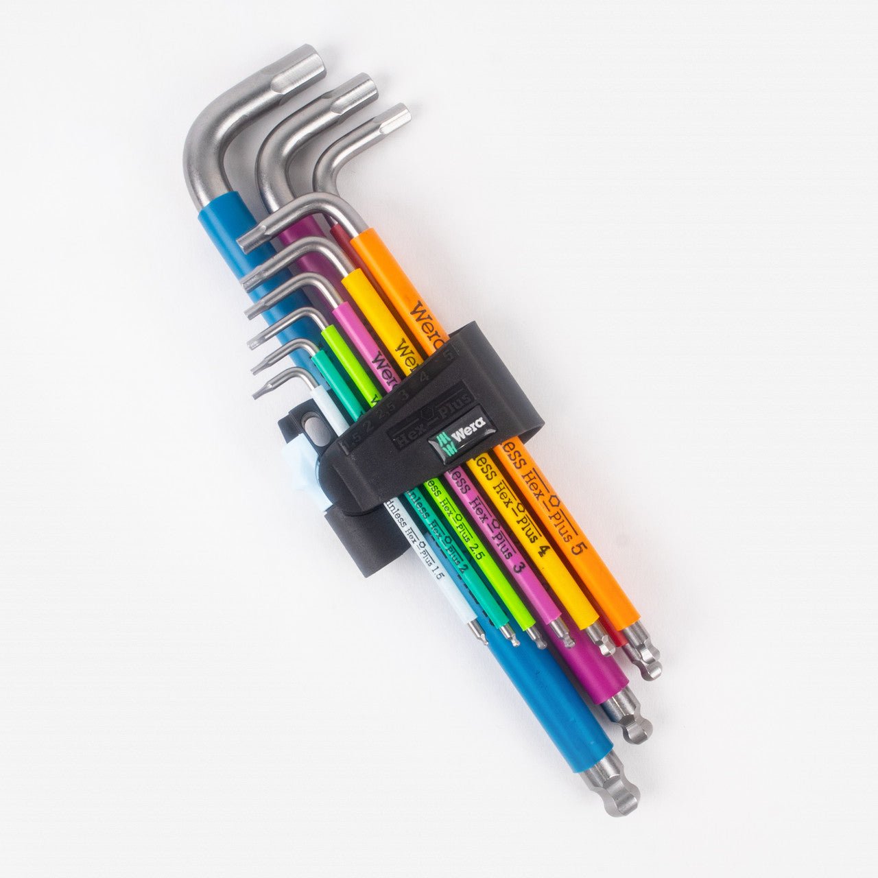 Wera 022669 Metric Multicolor Stainless Steel Ball End Hex L - key Set - WR022669 - KC Tool