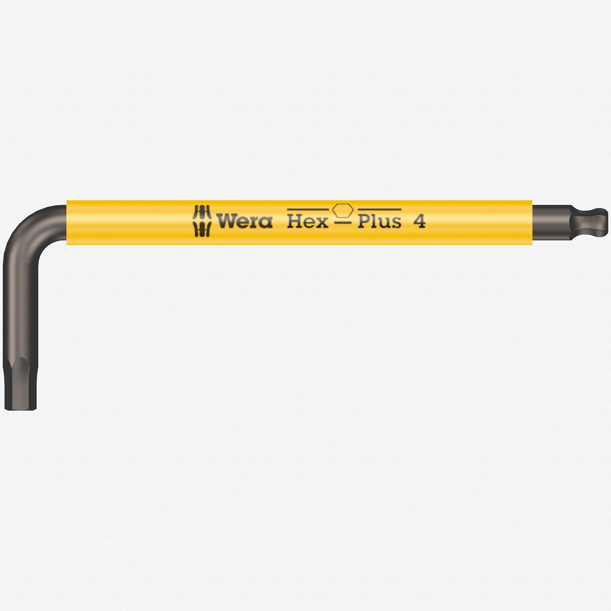Wera 022673 Multicolor Metric Hex-Plus L-key, 4.0mm (Yellow) - WR022673 - KC Tool