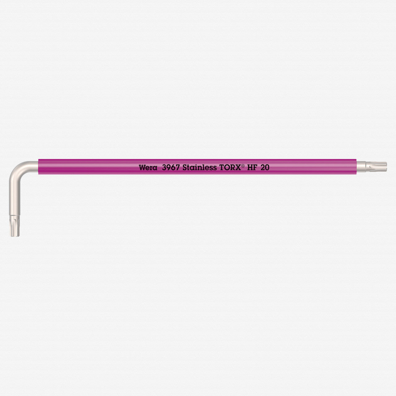 Wera 022684 Multicolor Torx HF Stainless L - key, T20 x 137mm (Pink) - WR022684 - KC Tool