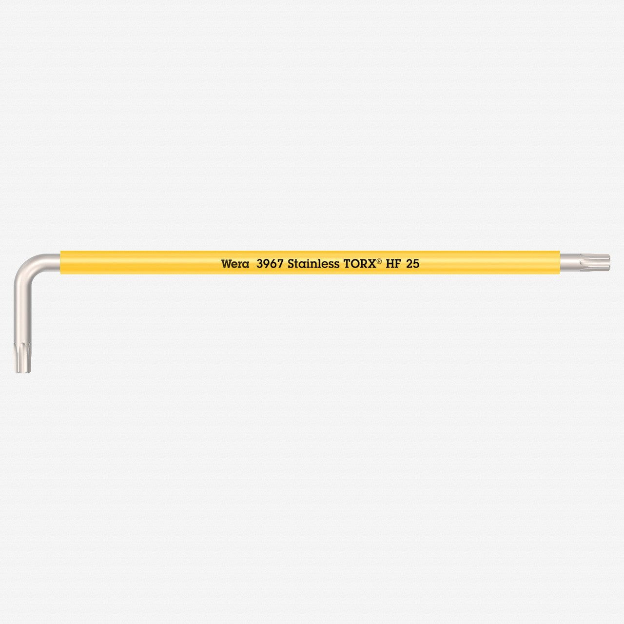 Wera 022685 Multicolor Torx HF Stainless L - key, T25 x 154mm (Yellow) - WR022685 - KC Tool