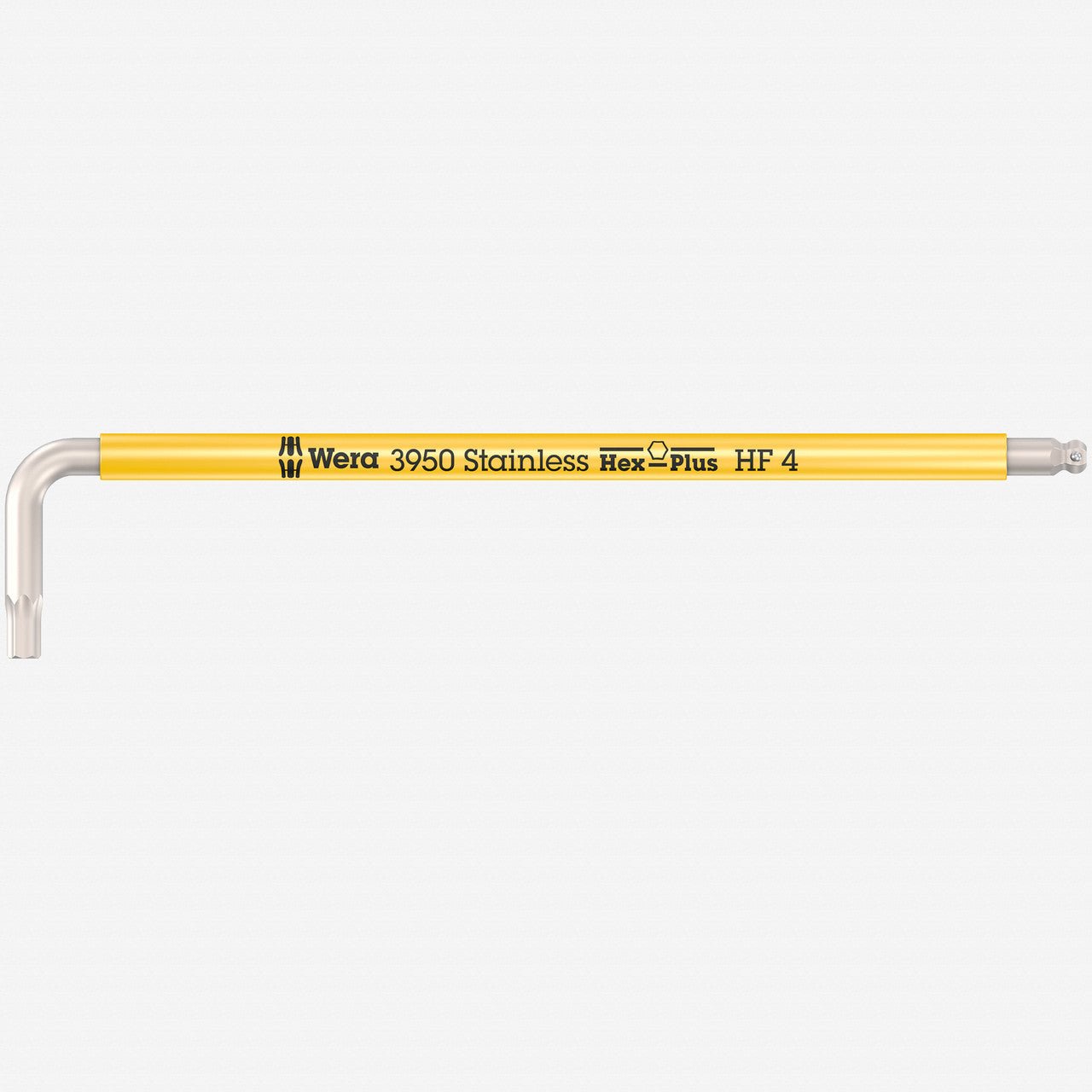 Wera 022694 SPKL Multicolor Stainless Metric Hex L - key with Holding Function, 4.0mm (Yellow) - WR022694 - KC Tool