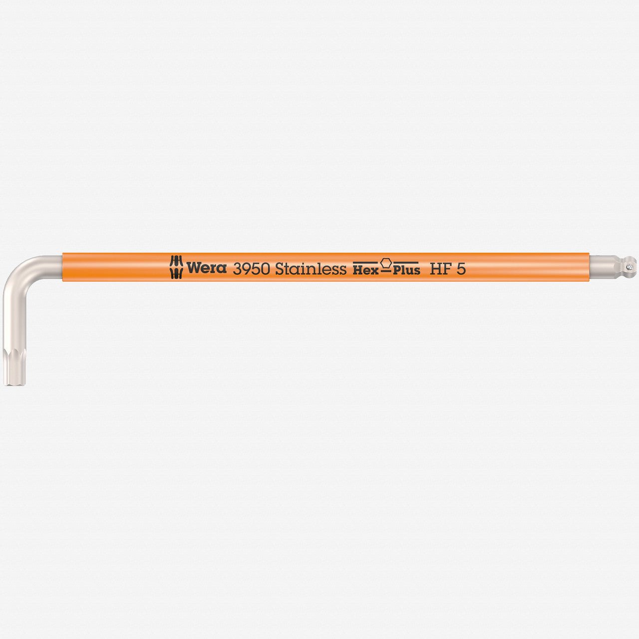 Wera 022695 SPKL Multicolor Stainless Metric Hex L - key with Holding Function, 5.0mm (Orange) - WR022695 - KC Tool