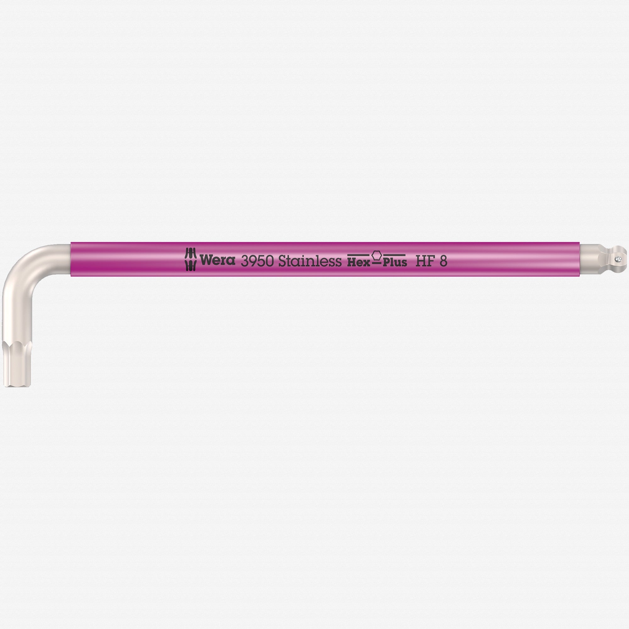 Wera 022697 SPKL Multicolor Stainless Metric Hex L-key with Holding Function, 8.0mm (Pink) - WR022697 - KC Tool