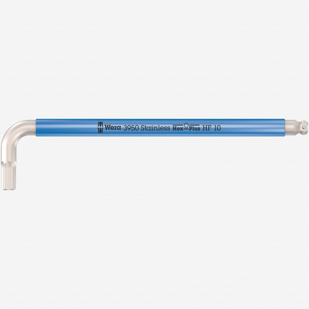 Wera 022698 SPKL Multicolor Stainless Metric Hex L - key with Holding Function, 10mm (Blue) - WR022698 - KC Tool