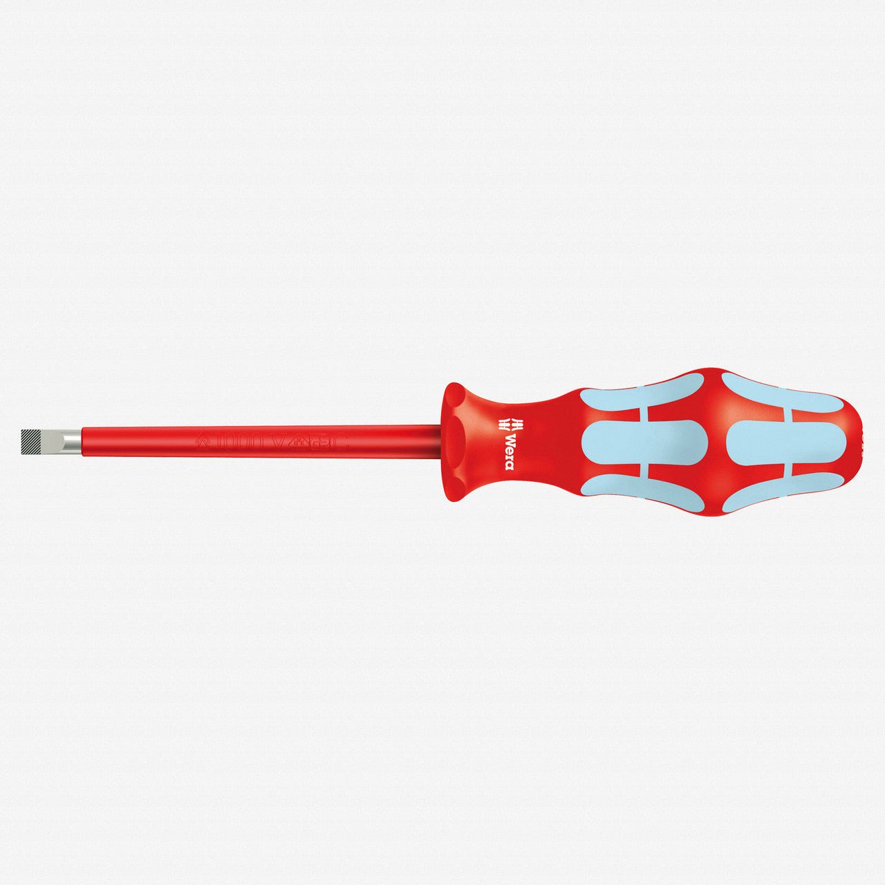 Wera 022729 Kraftform Plus VDE Stainless Steel Slotted Screwdriver, 3.0 x 80mm - WR022729 - KC Tool