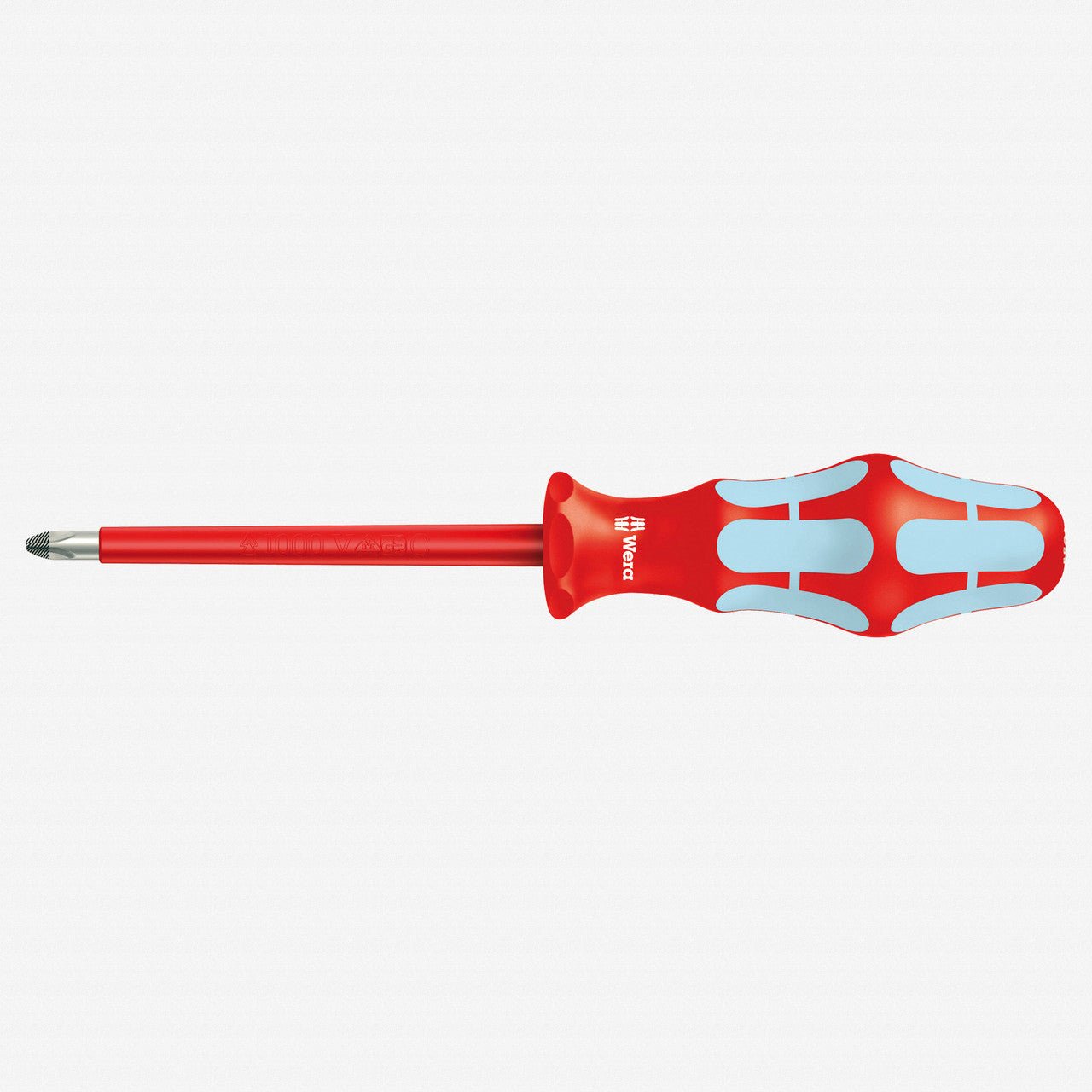 Wera 022733 Kraftform Plus VDE Stainless Steel Phillips Screwdriver, 1 x 80mm - WR022733 - KC Tool