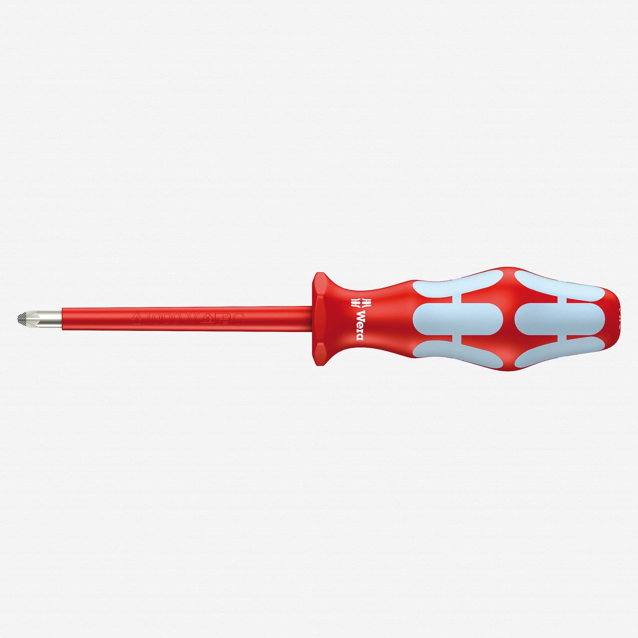 Wera 022741 Kraftform Plus VDE Stainless Pozidriv Screwdriver, 2 x 100mm - WR022741 - KC Tool