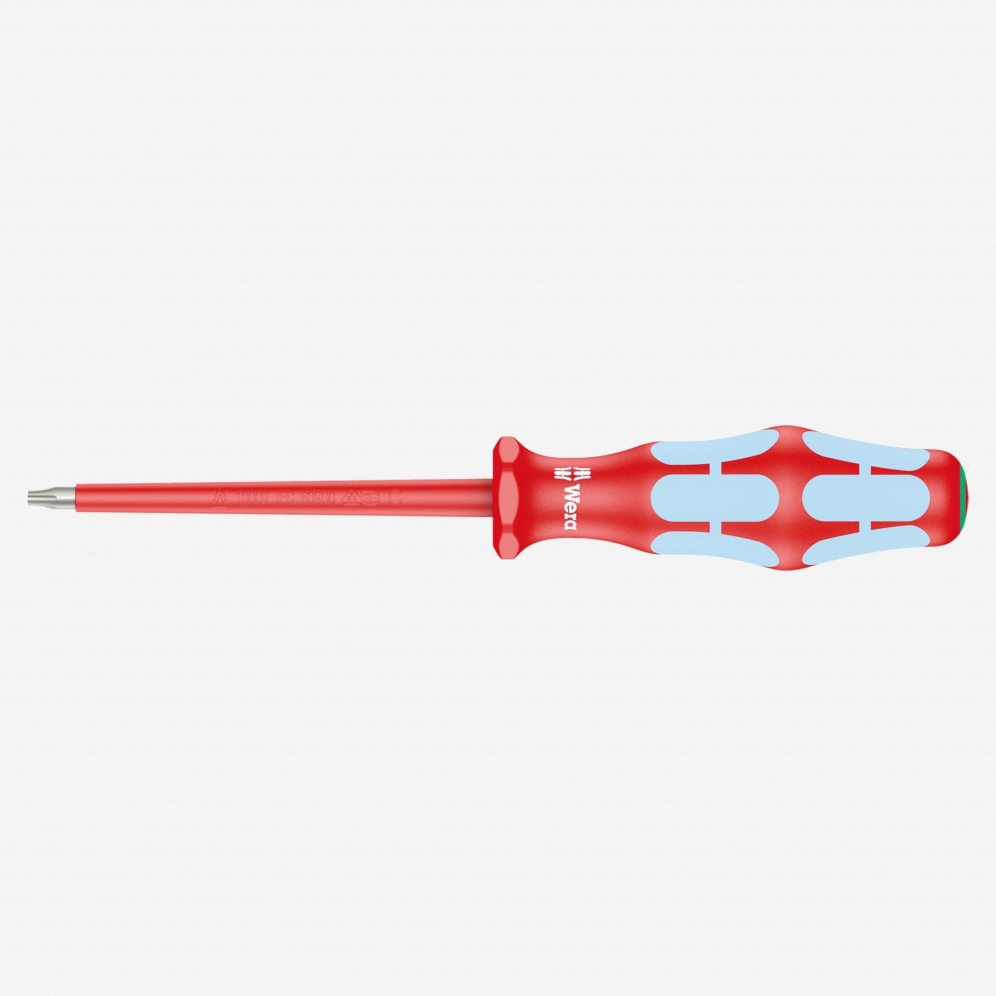 Wera 022762 Kraftform Plus VDE Stainless Steel TORX® Screwdriver, T10 x 80 mm - WR022762 - KC Tool