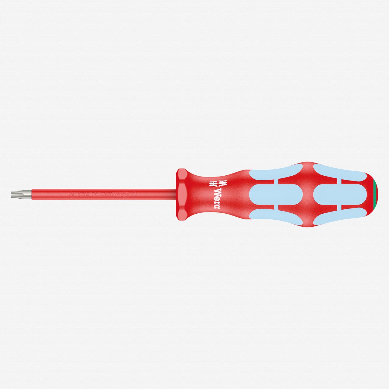 Wera 022764 Kraftform Plus VDE Stainless Steel Torx Screwdriver, T20 x 80 mm - WR022764 - KC Tool