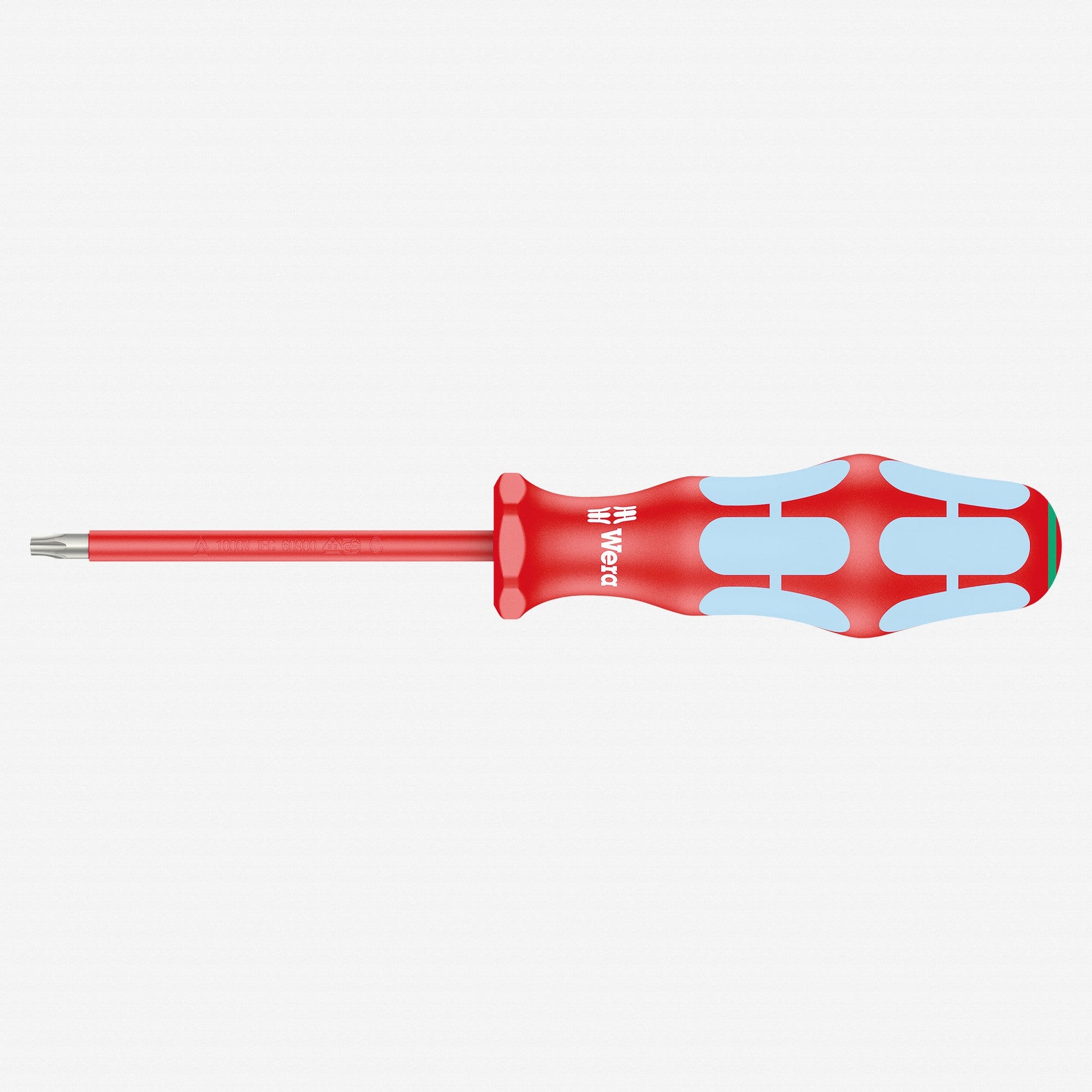 Wera 022764 Kraftform Plus VDE Stainless Steel TORX® Screwdriver, T20 x 80 mm - WR022764 - KC Tool