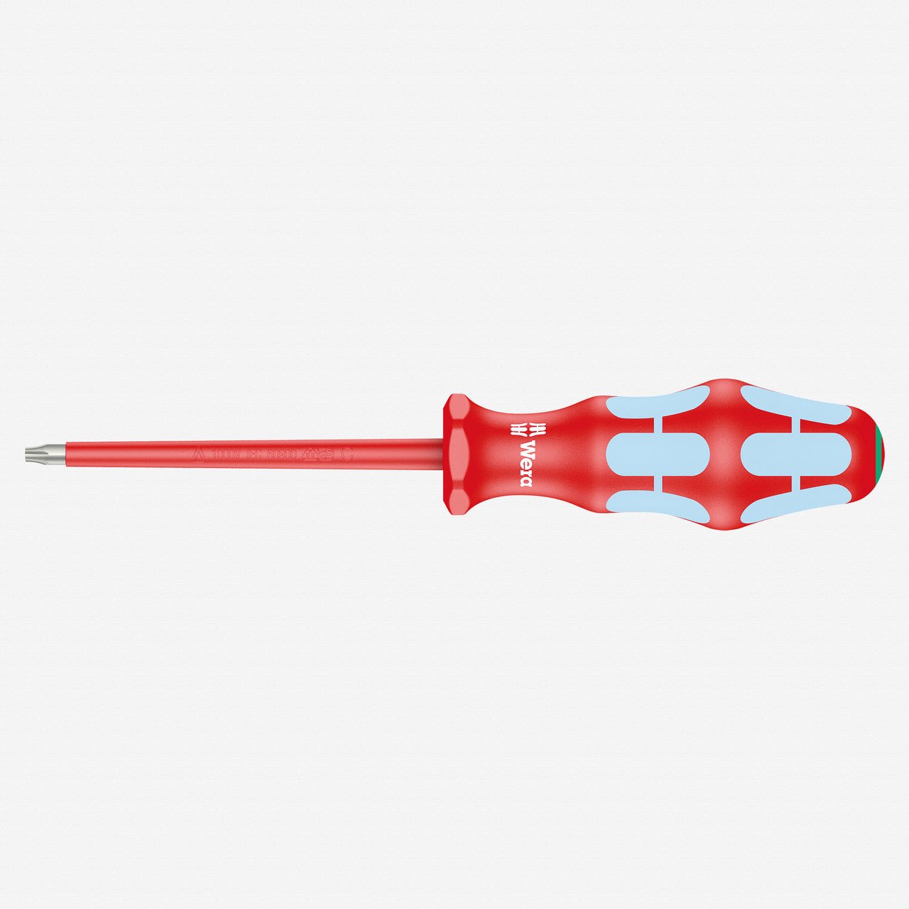 Wera 022765 Kraftform Plus VDE Stainless Steel Torx Screwdriver, T25 x 100 mm - WR022765 - KC Tool
