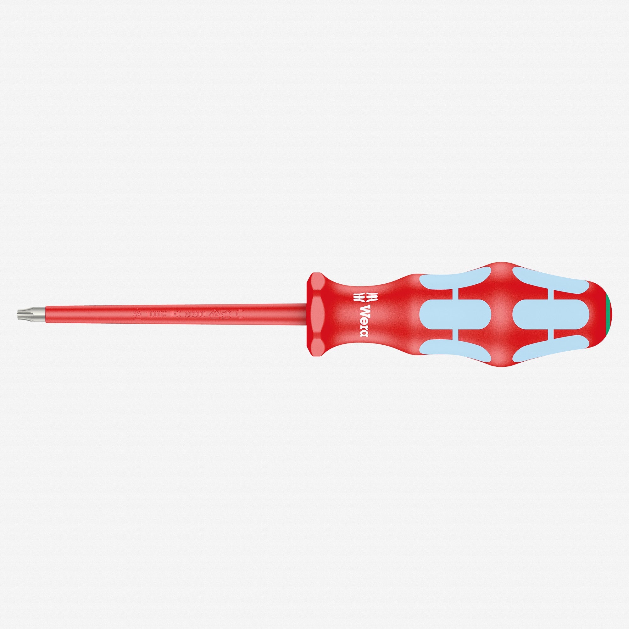 Wera 022765 Kraftform Plus VDE Stainless Steel TORX® Screwdriver, T25 x 100 mm - WR022765 - KC Tool