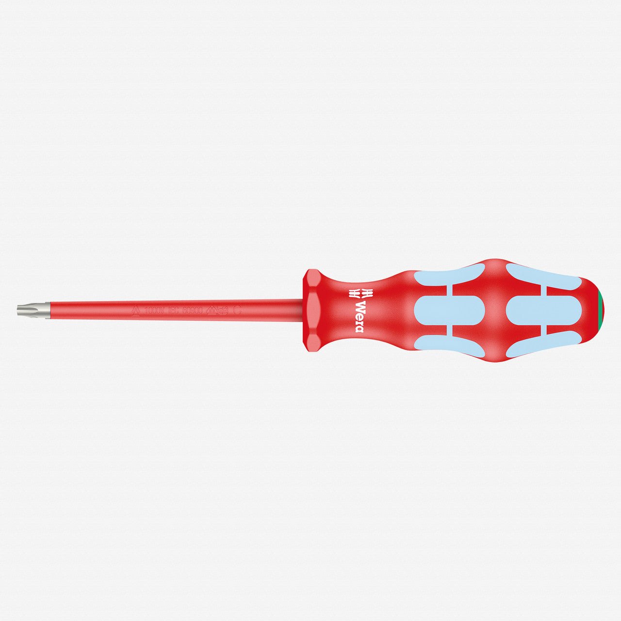 Wera 022766 Kraftform Plus VDE Stainless Steel Torx Screwdriver, T30 x 100 mm - WR022766 - KC Tool