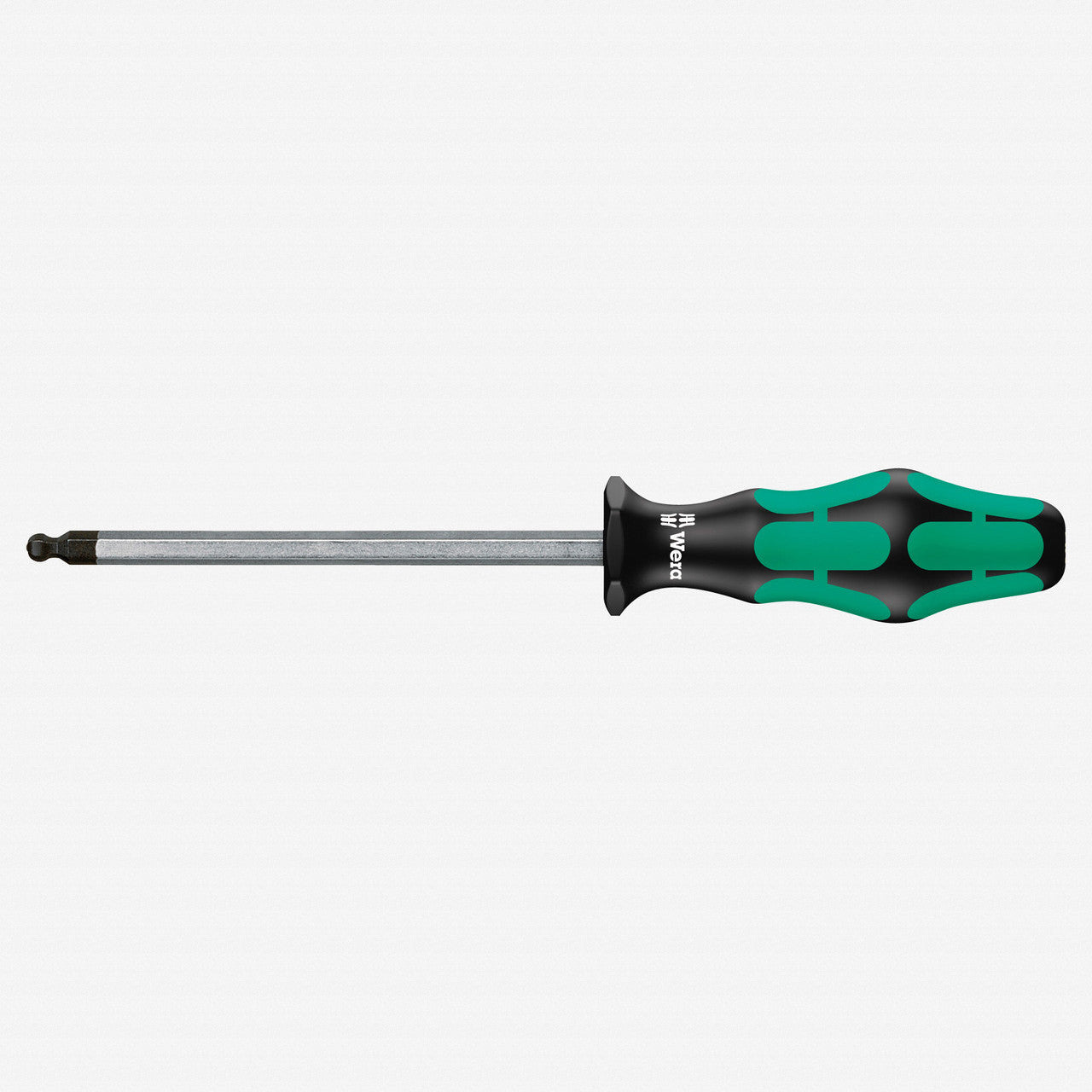 Wera 022810 4 x 100mm Kraftform Plus Ball End Hex Screwdriver - WR022810 - KC Tool