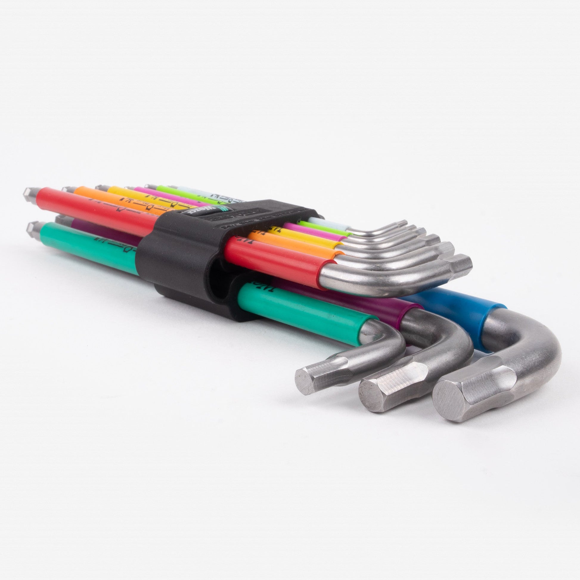 Wera 022860 SAE Multicolor Hex Stainless Steel Ball End Hex L-key Set - WR022860 - KC Tool