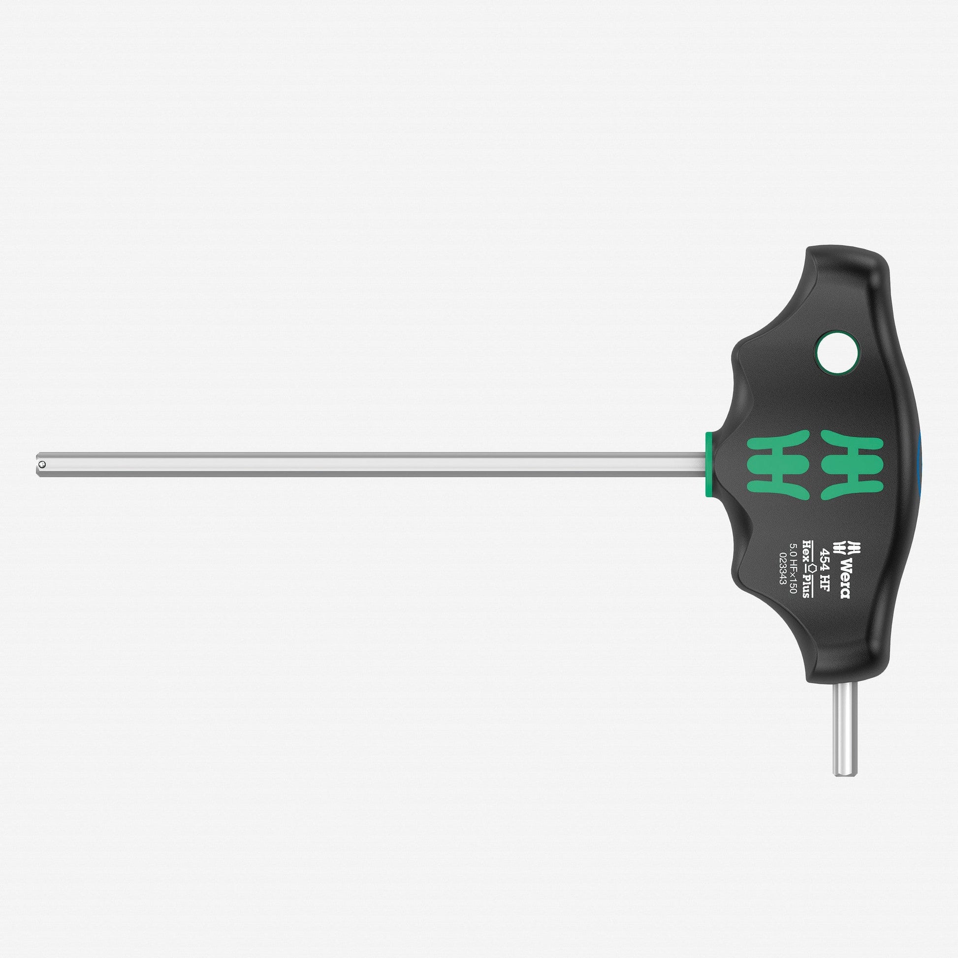 Wera 023343 Metric Hex-Plus T-handle with Holding Function, 5.0 x 150mm - WR023343 - KC Tool