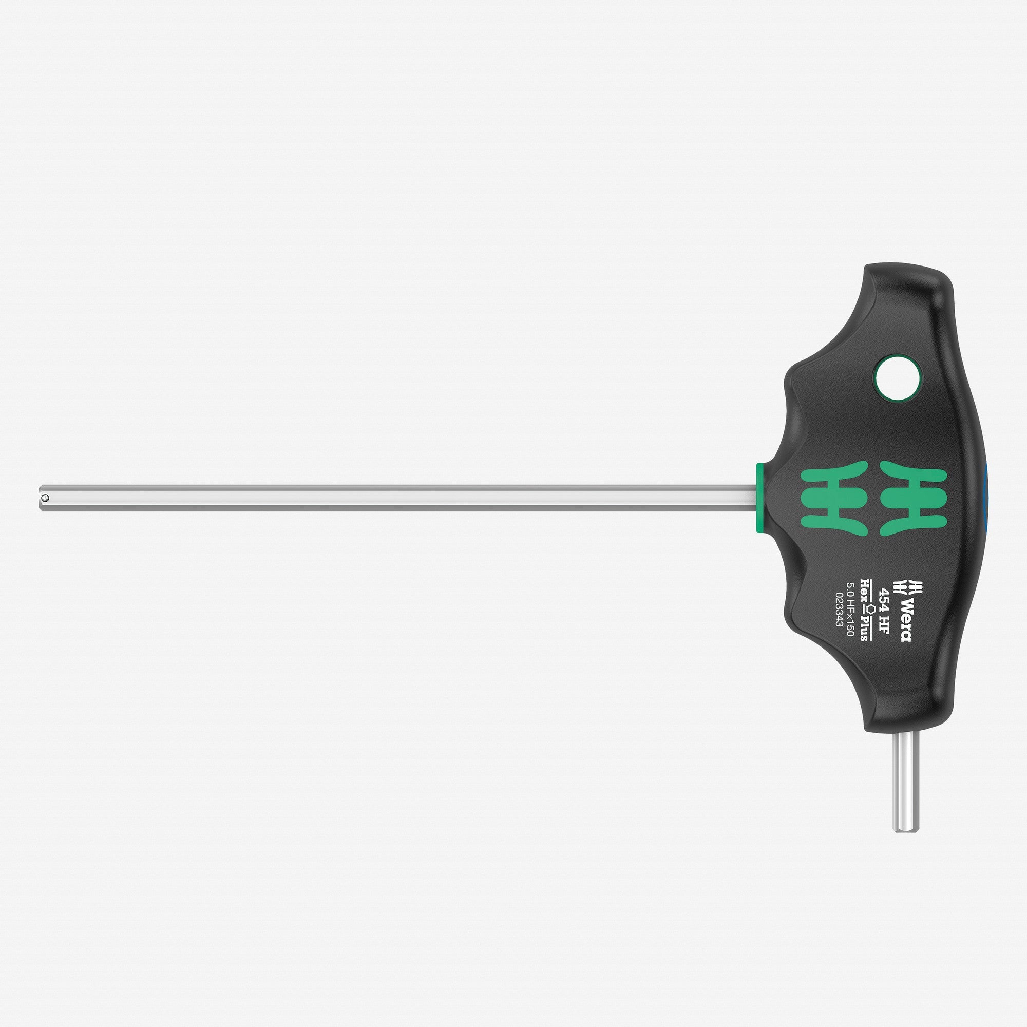 Wera 023343 Metric Hex-Plus T-handle with Holding Function, 5.0 x 150mm - WR023343 - KC Tool