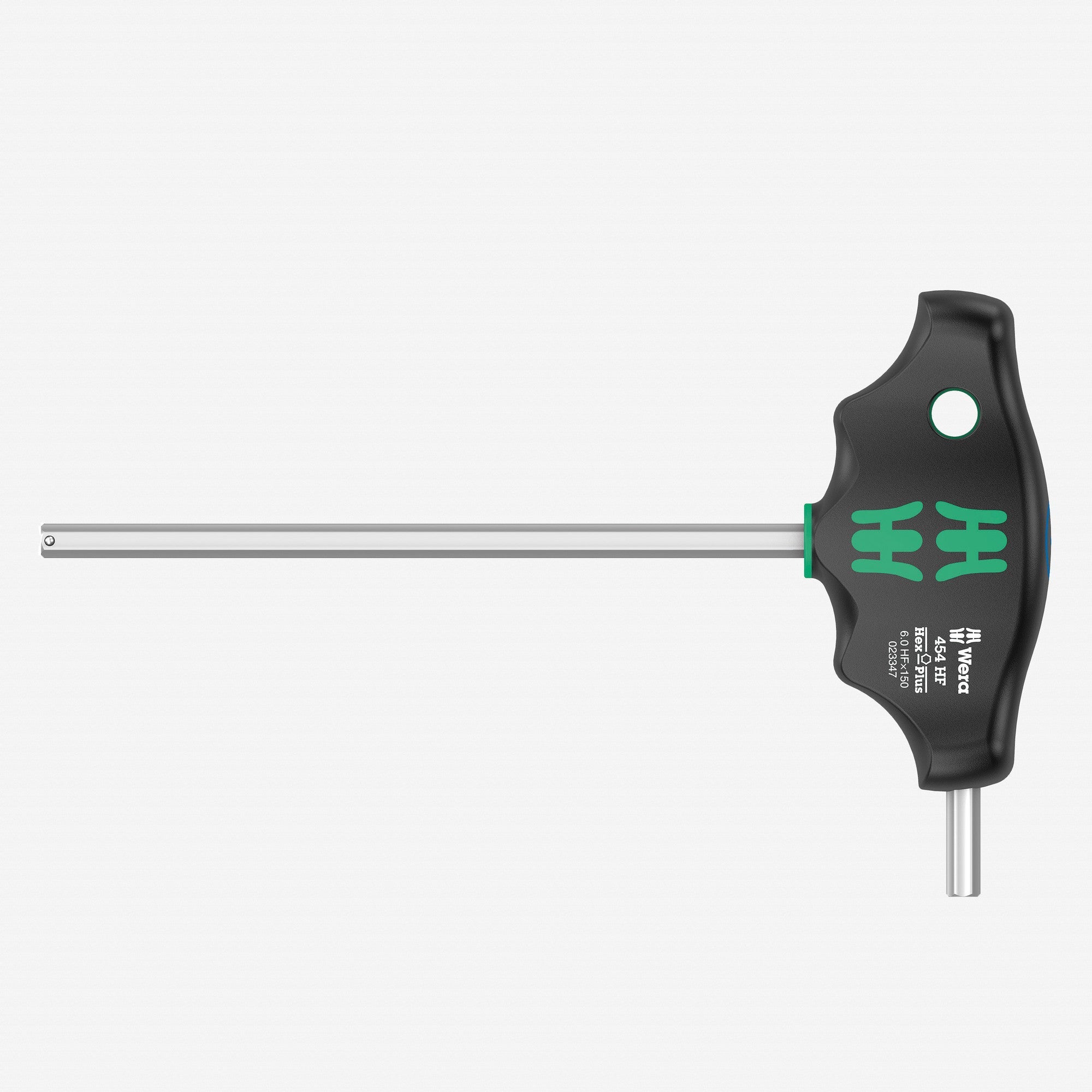 Wera 023347 Metric Hex-Plus T-handle with Holding Function, 6.0 x 150mm - WR023347 - KC Tool