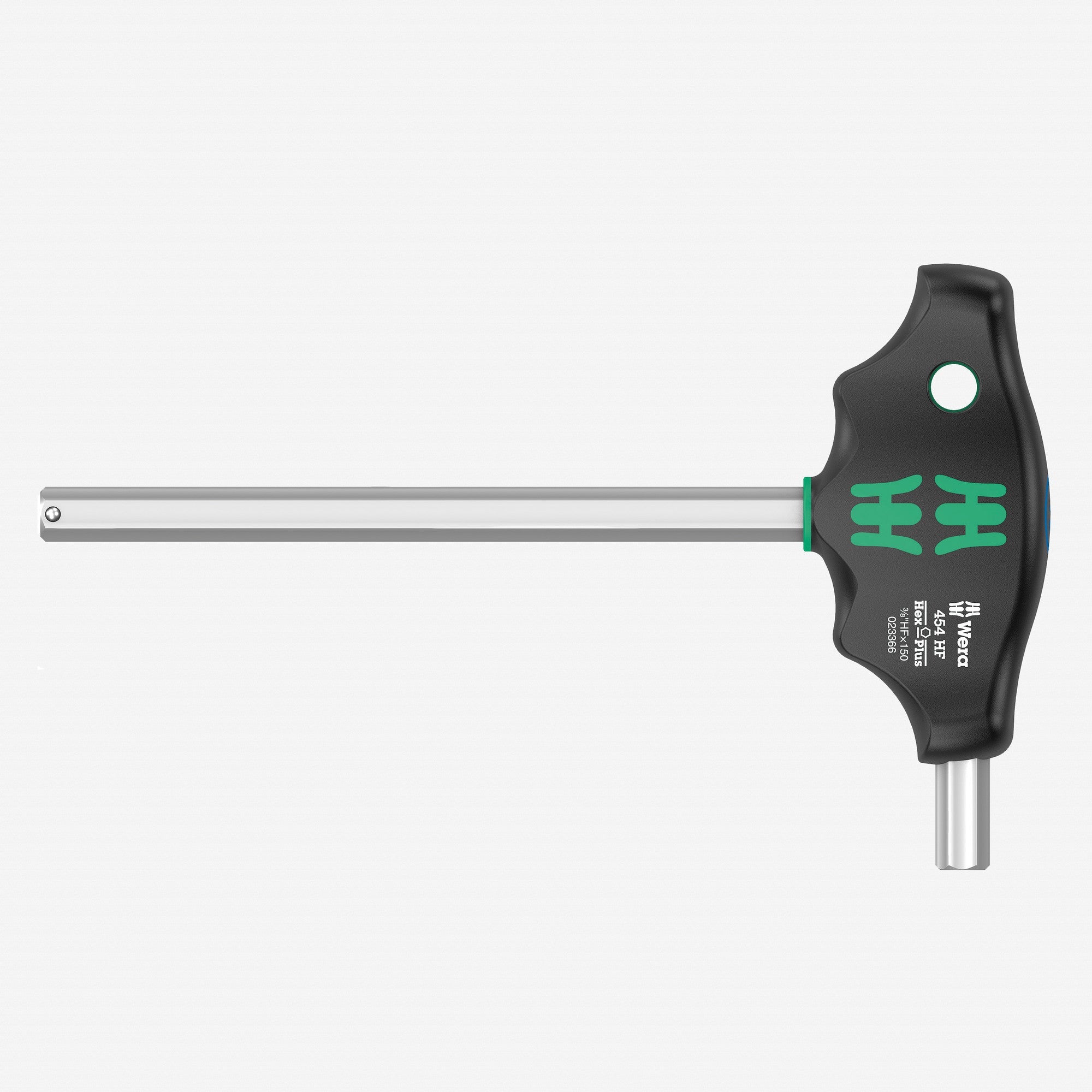 Wera 023366 Inch Hex-Plus T-handle with Holding Function, 3/8" x 150mm - WR023366 - KC Tool