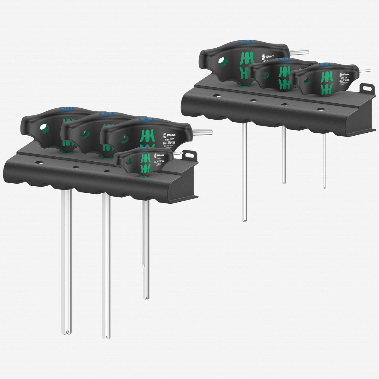 Wera 023450 Metric Hex - Plus T - handle Set with Holding Function, 7 Pieces - WR023450 - KC Tool