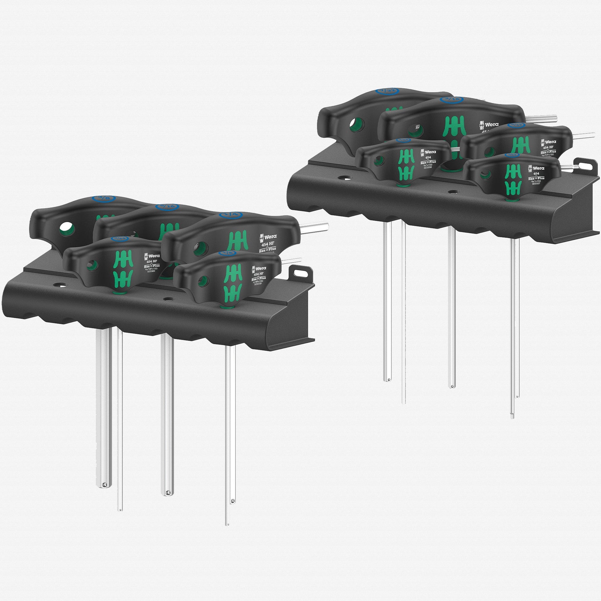 Wera 023451 Inch Hex-Plus T-handle Set with Holding Function, 10 Pieces - WR023451 - KC Tool