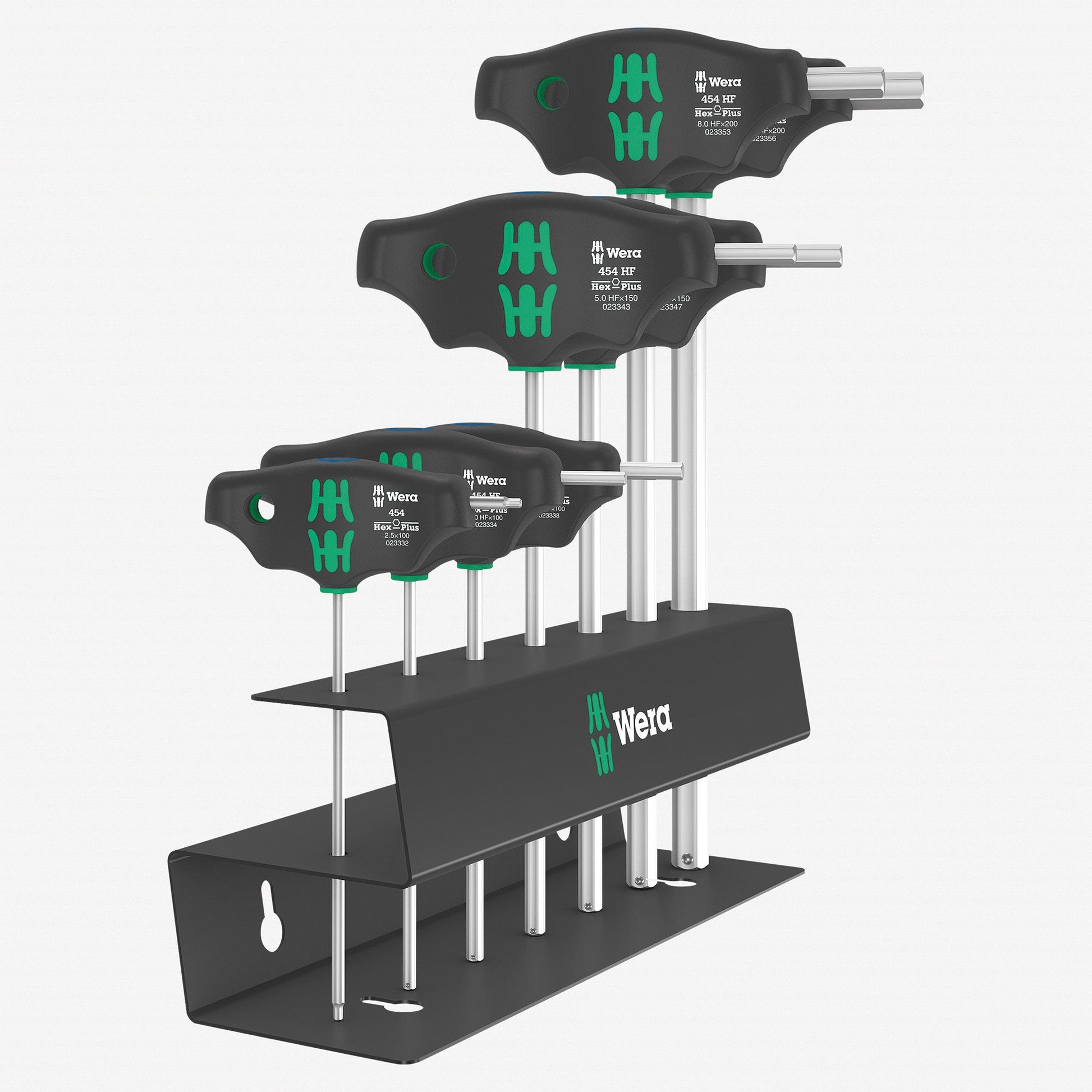Wera 023453 Hex-Plus T-handle Set with Holding Function, Metric, 7 Pieces - WR023453 - KC Tool