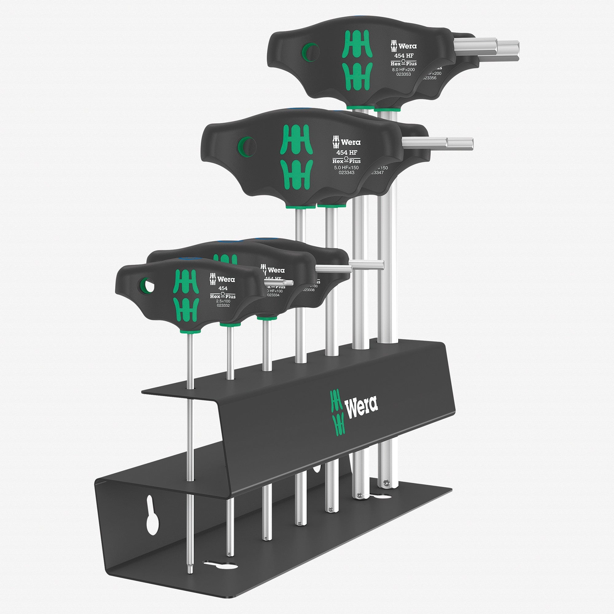 Wera 023453 Hex-Plus T-handle Set with Holding Function, Metric, 7 Pieces - WR023453 - KC Tool