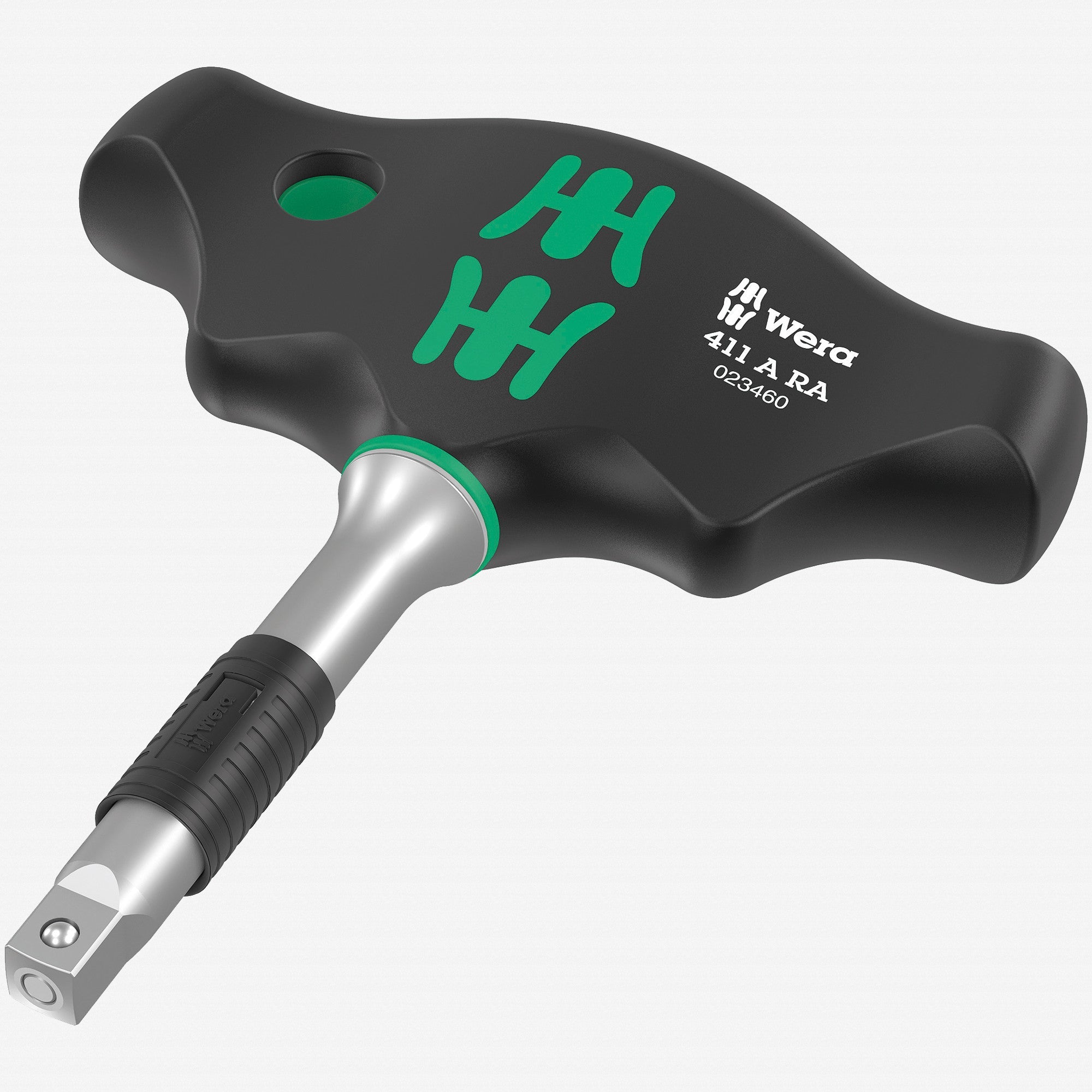Wera 023460 Ratcheting 411 A RA T-Handle, 1/4" Drive - WR023460 - KC Tool