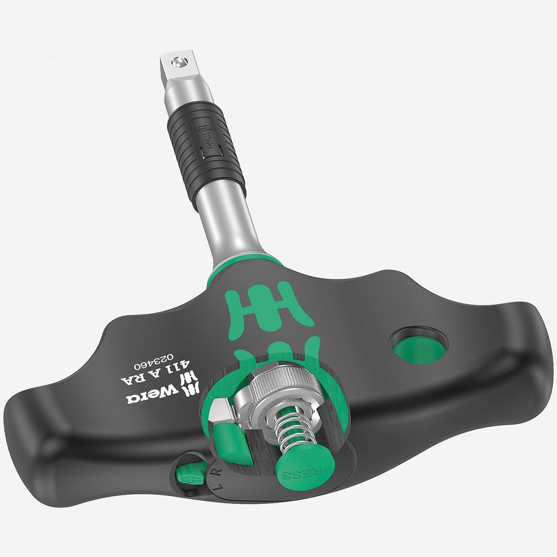 Wera 023460 Ratcheting 411 A RA T-Handle, 1/4" Drive - WR023460 - KC Tool