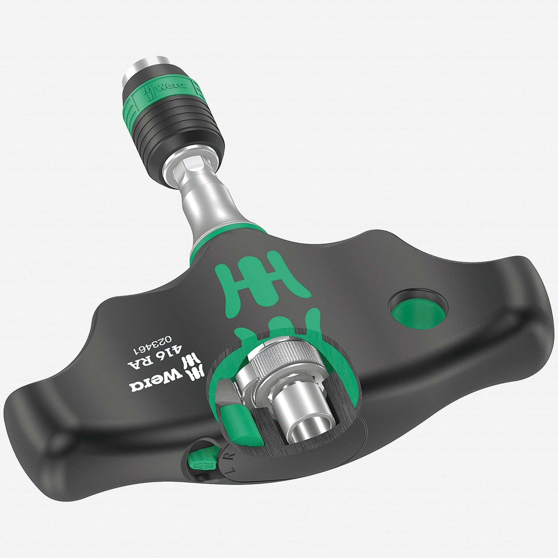 Wera 023461 Rapidaptor 416 RA Ratcheting T-Handle - WR023461 - KC Tool