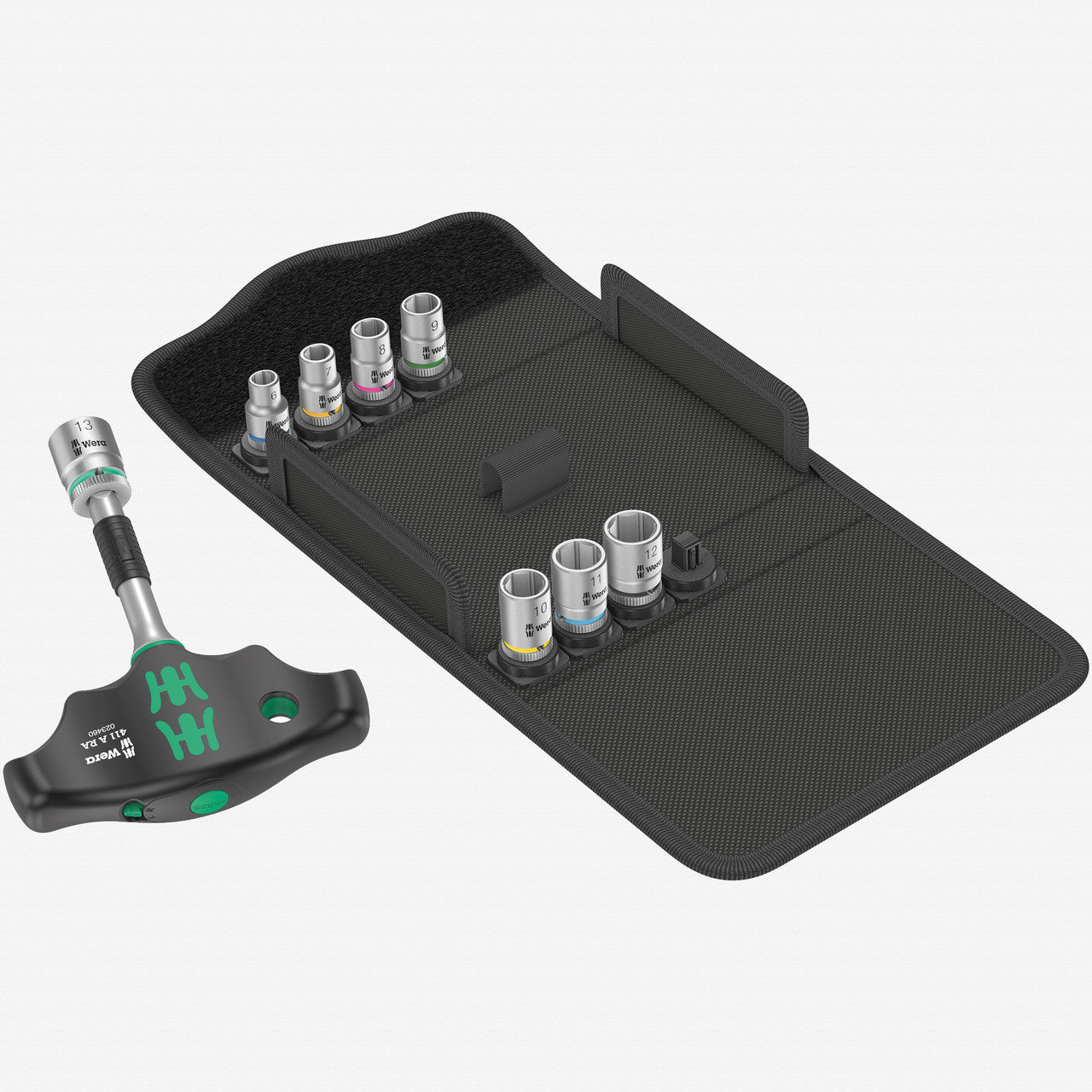 Wera 023470 Kraftform Kompakt 400 RA Set 2, 9 Pieces - WR023470 - KC Tool