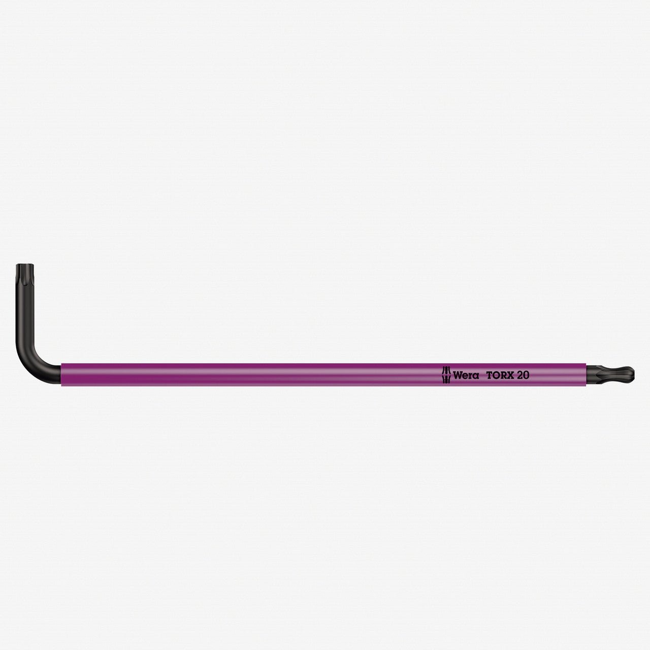 Wera 024354 T20 x 96mm Ball - End Torx + Security Torx L - key (Pink) - WR024354 - KC Tool