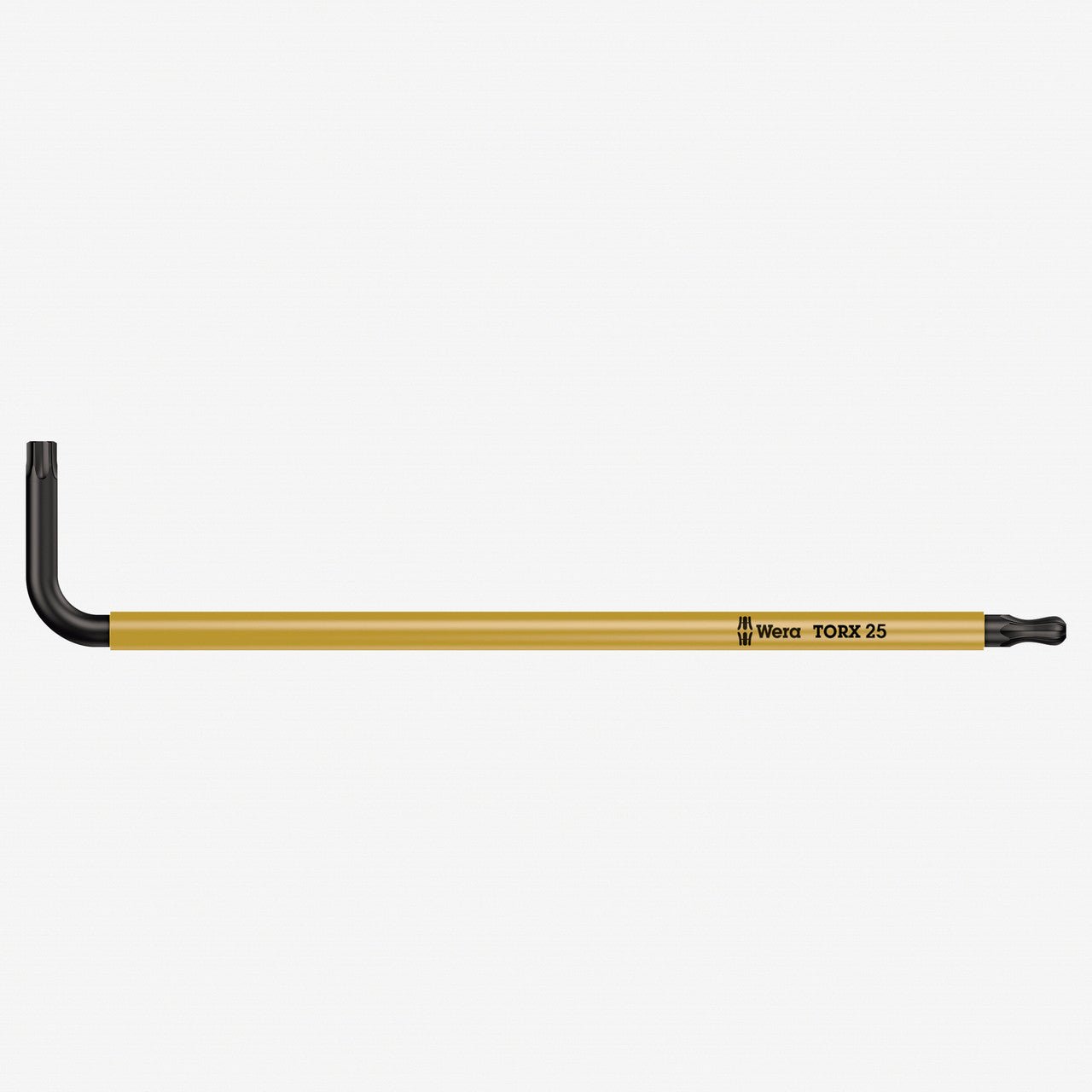 Wera 024355 T25 x 104mm Ball - End Torx + Security Torx L - key (Yellow) - WR024355 - KC Tool