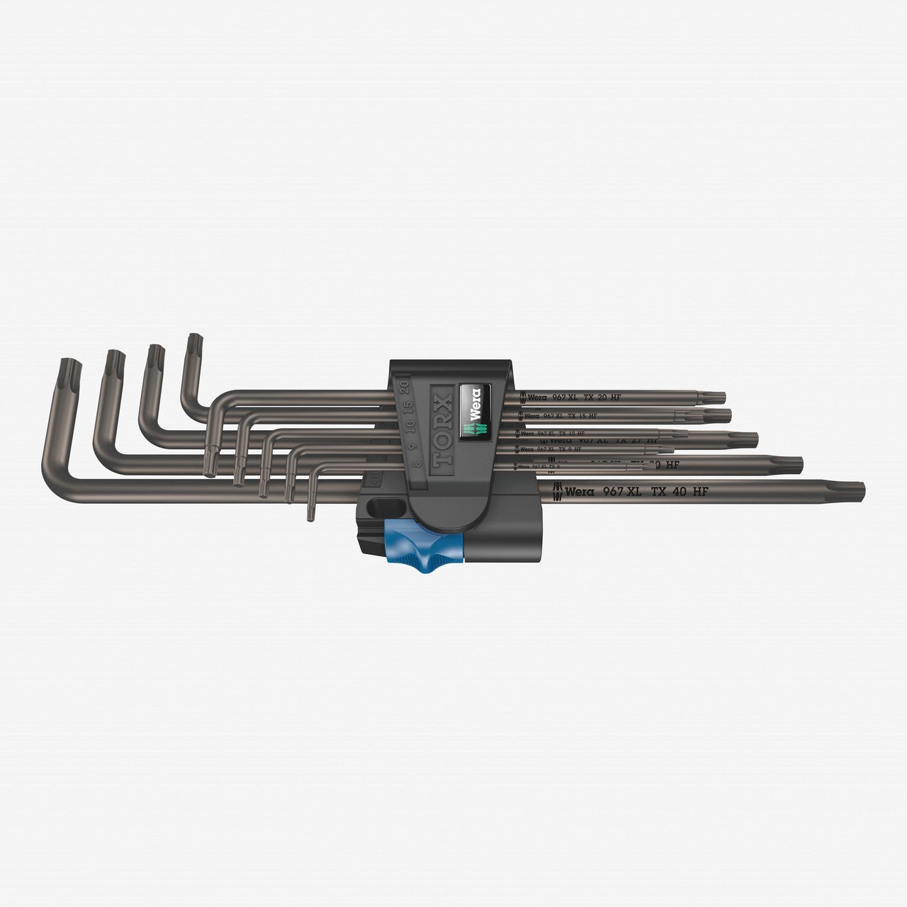 Wera 024450 967/9 TX XL 1 L-key Set with Holding Function, Long - WR024450 - KC Tool