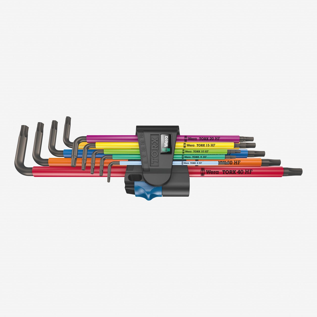 Wera 024470 967/9 TX XL Multicolour 1 L-key Set with Holding Function, long - WR024470 - KC Tool