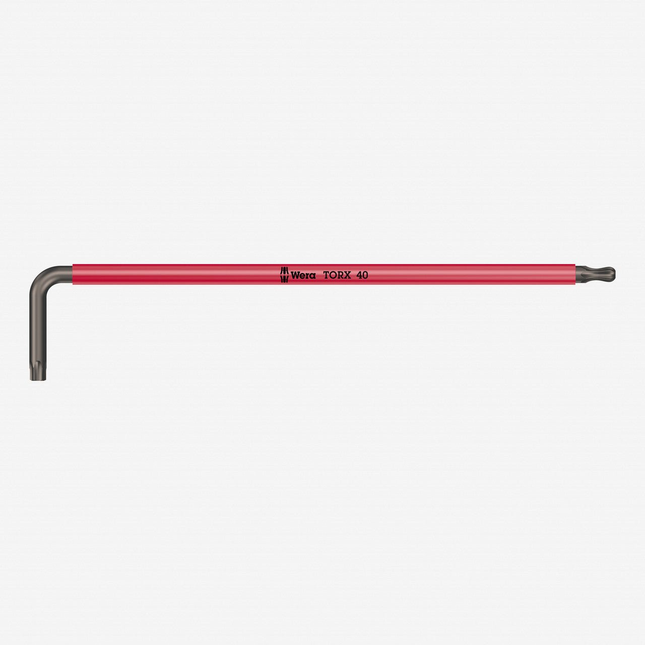 Wera 024489 Multicolor Torx Long L - key, T40 x 224mm (Red) - WR024489 - KC Tool