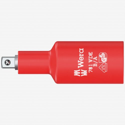 Wera 024692 781 B/A VDE Insulated Adapter, 3/8" Square Socket to 1/4" Square Plug - WR024692 - KC Tool