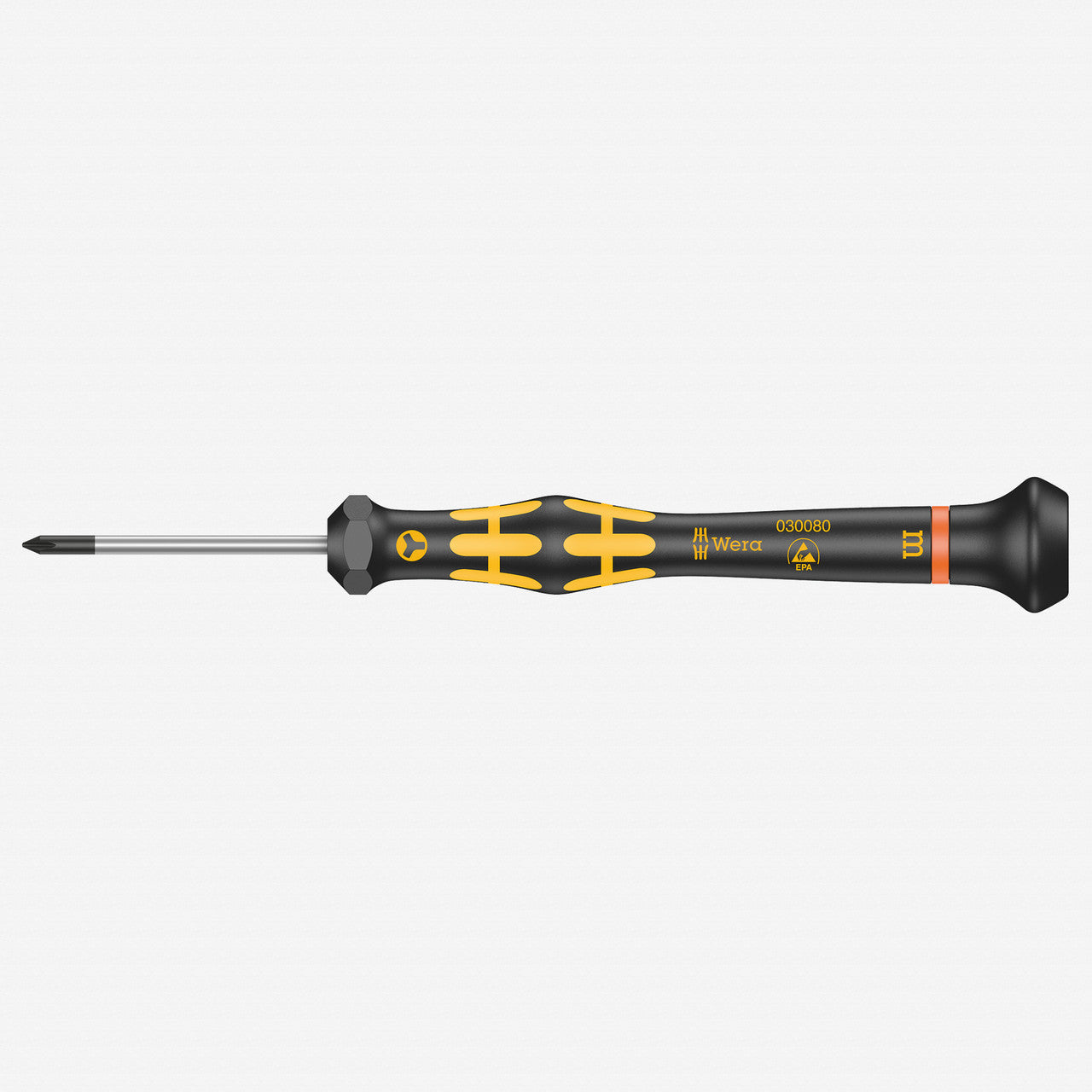 Wera 030080 m x 40mm ESD Safe Microstix Precision Screwdriver - WR030080 - KC Tool