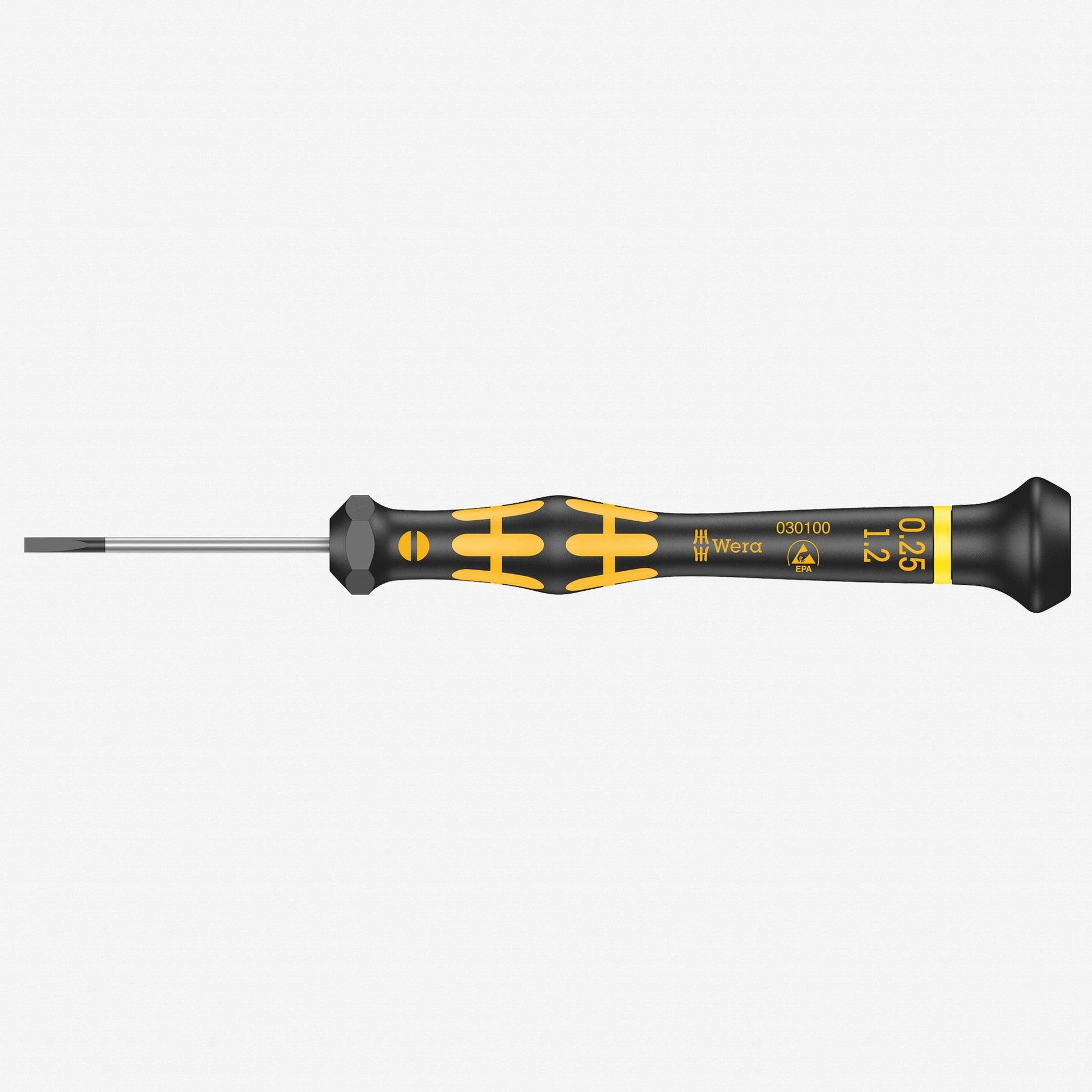 Wera 030100 1.2 x 40mm ESD Safe Slotted Precision Screwdriver - WR030100 - KC Tool