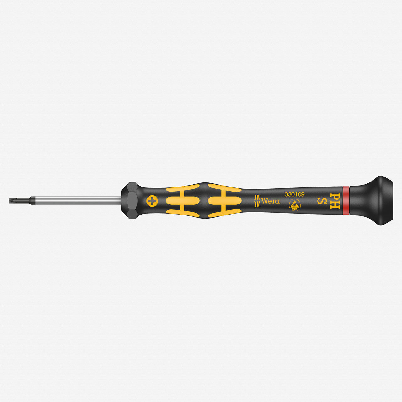 Wera 030109 PH/S ESD Kraftform Micro Screwdriver - WR030109 - KC Tool
