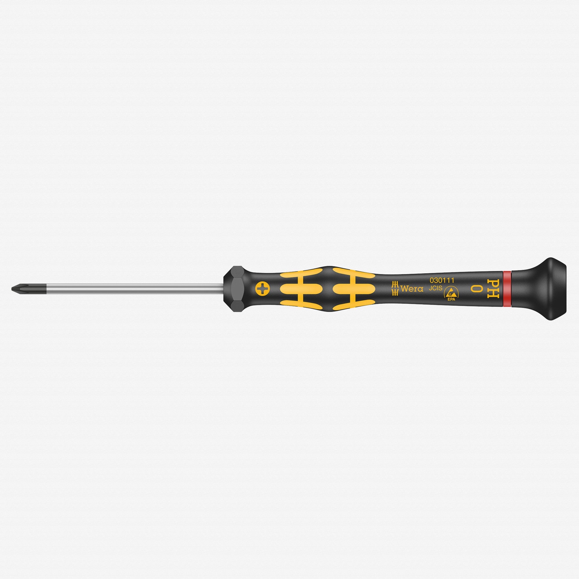 Wera 030111 PH 0 x 60mm ESD Safe Phillips Precision Screwdriver - WR030111 - KC Tool