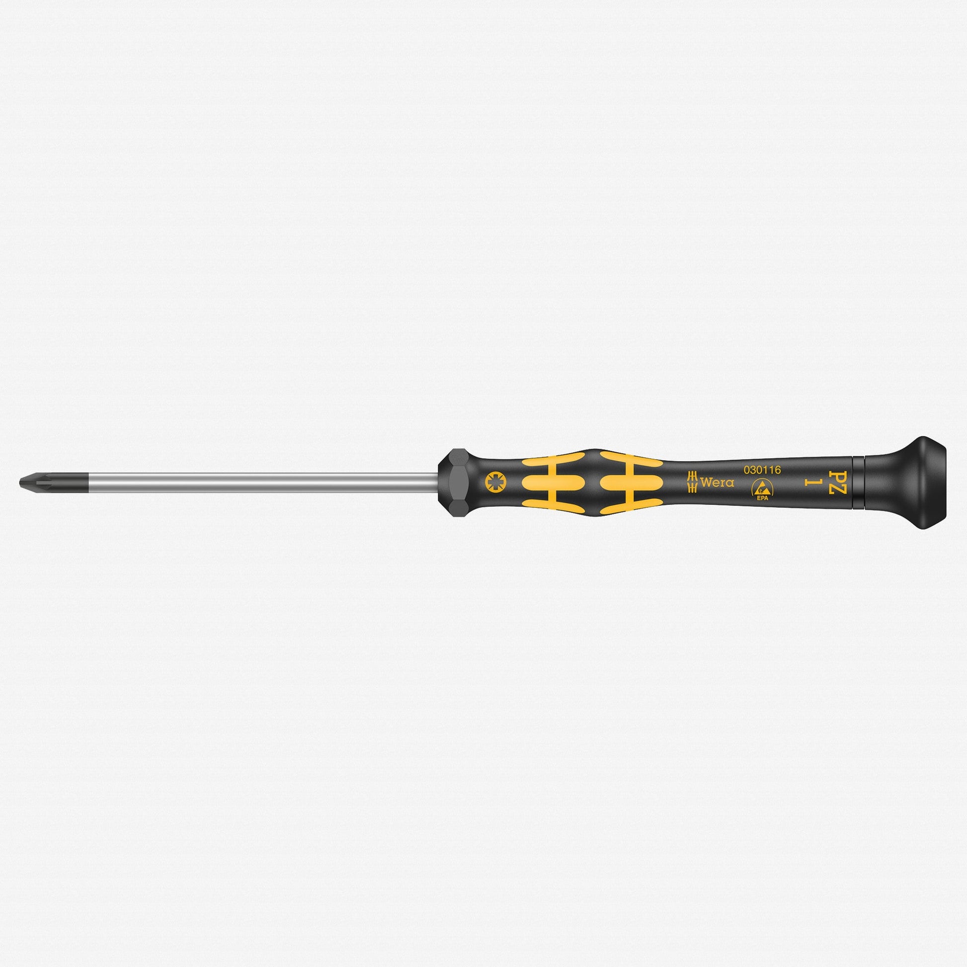 Wera 030116 PZ 1 x 60mm ESD Safe Pozidriv Precision Screwdriver - WR030116 - KC Tool