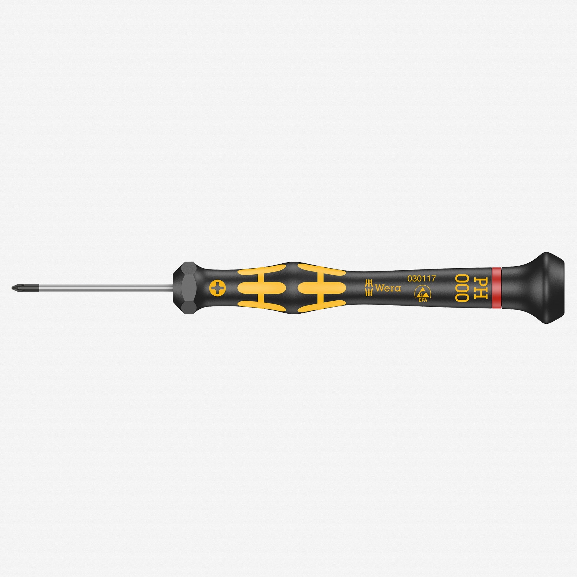 Wera 030117 PH 000 x 40mm ESD Safe Micro Phillips Screwdriver - WR030117 - KC Tool