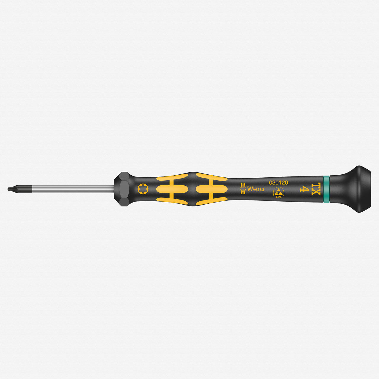 Wera 030120 T4 x 40mm ESD Safe Torx Precision Screwdriver - WR030120 - KC Tool