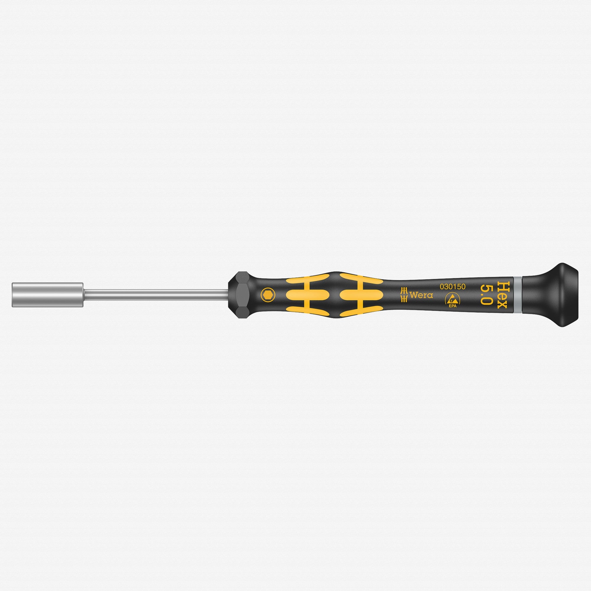 Wera 030150 5 x 60mm ESD Safe Precision Nut Driver - WR030150 - KC Tool