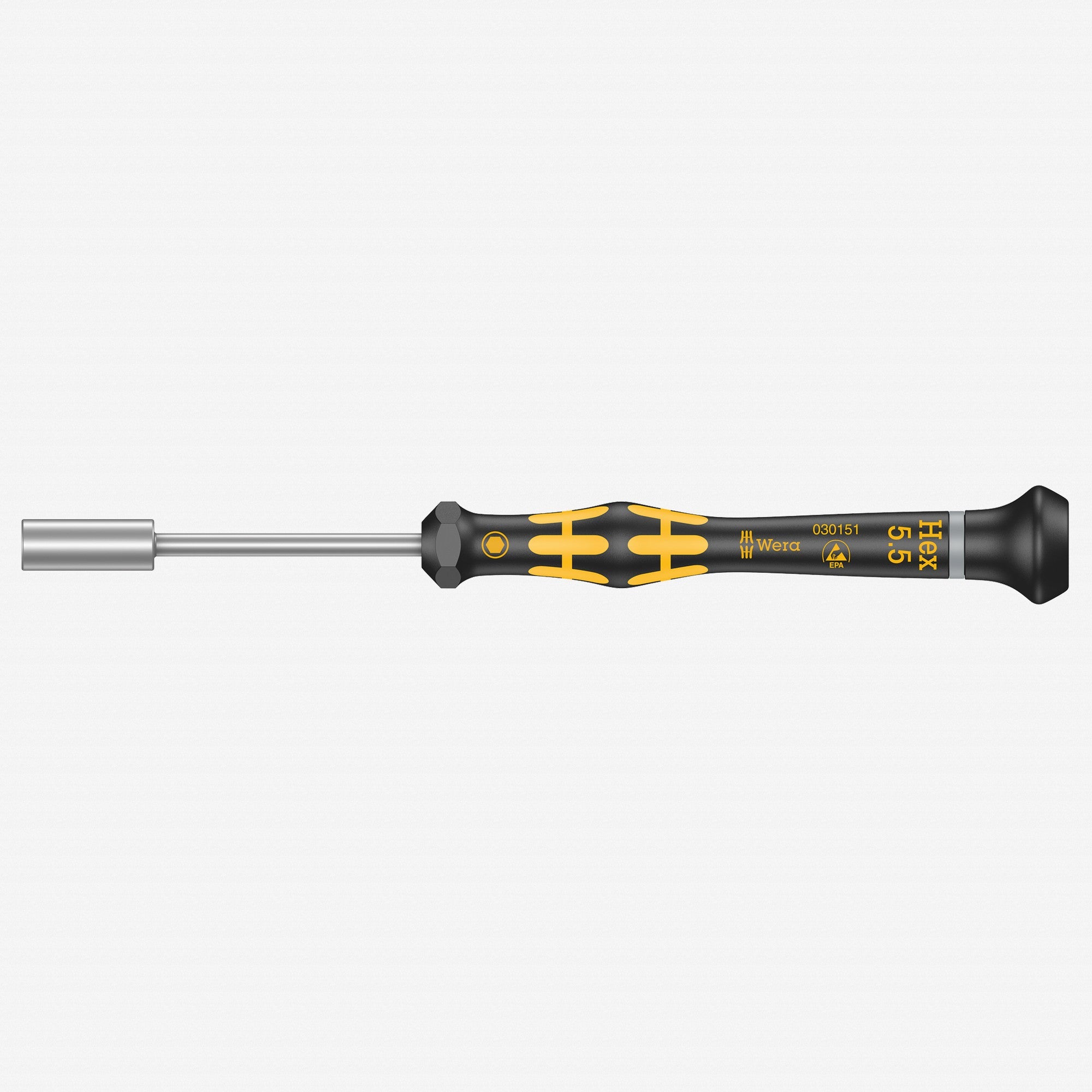 Wera 030151 5.5 x 60mm ESD Safe Precision Nut Driver - WR030151 - KC Tool
