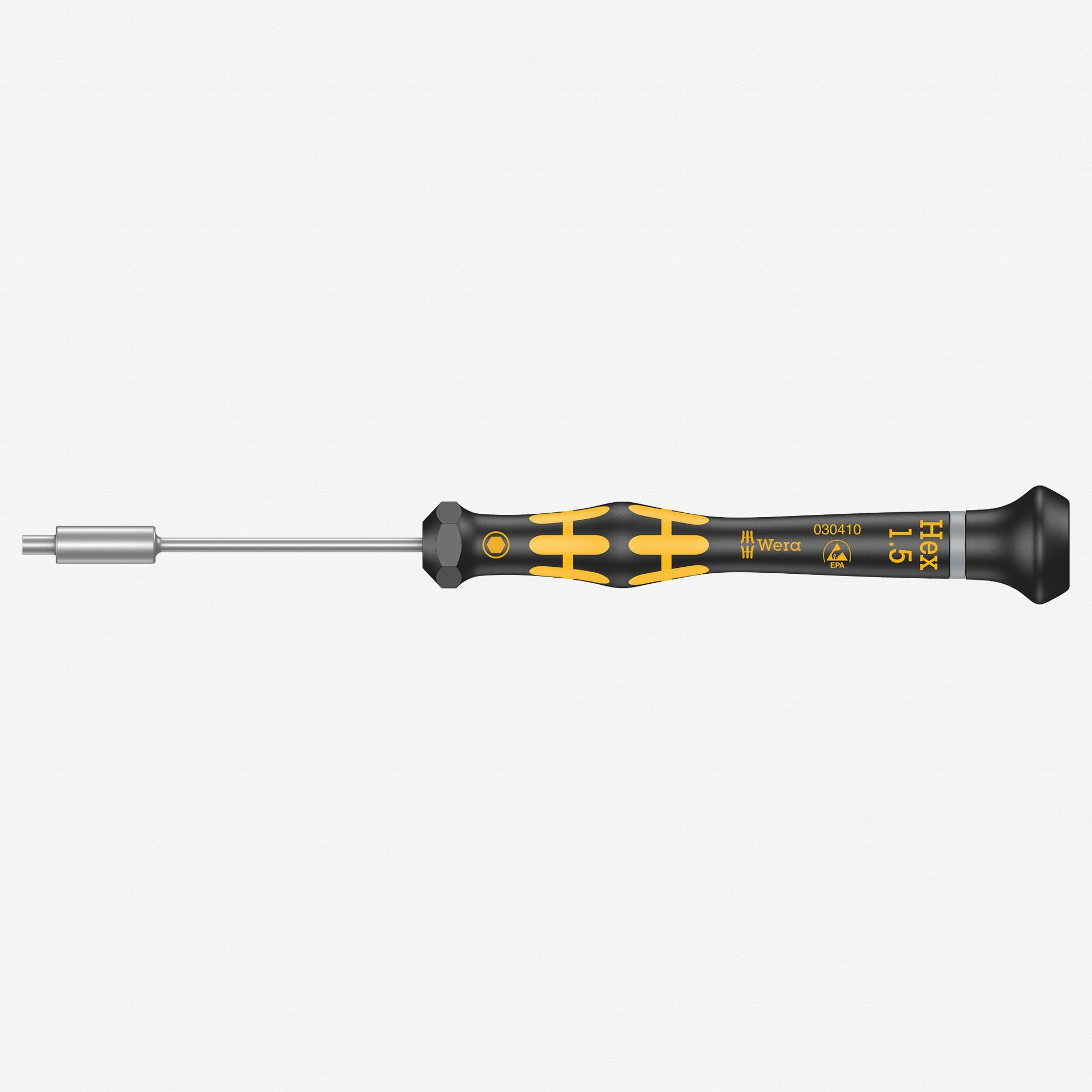 Wera 030410 1.5 x 60mm ESD Safe Precision Nut Driver - WR030410 - KC Tool
